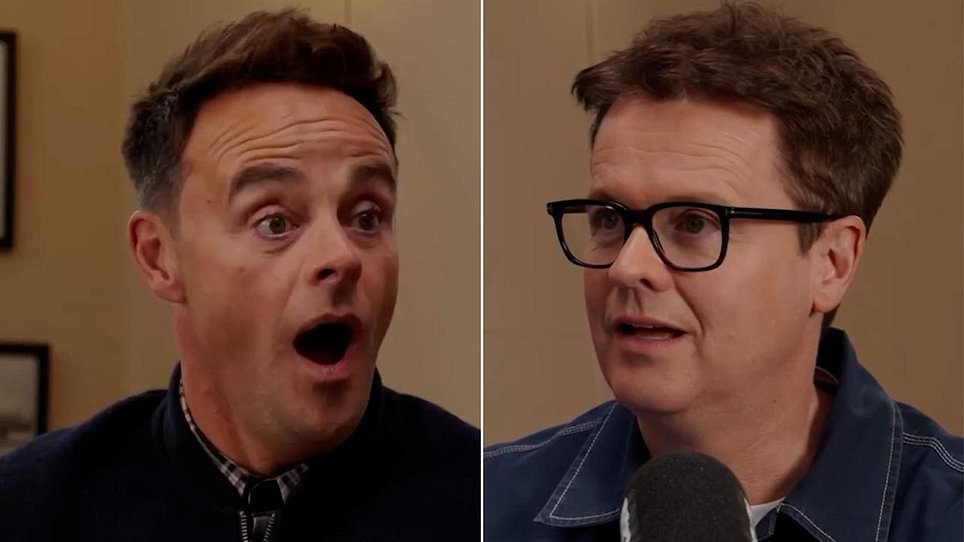 Ant and Dec discover I’m A Celeb theme tune uses PJ and Duncan sample