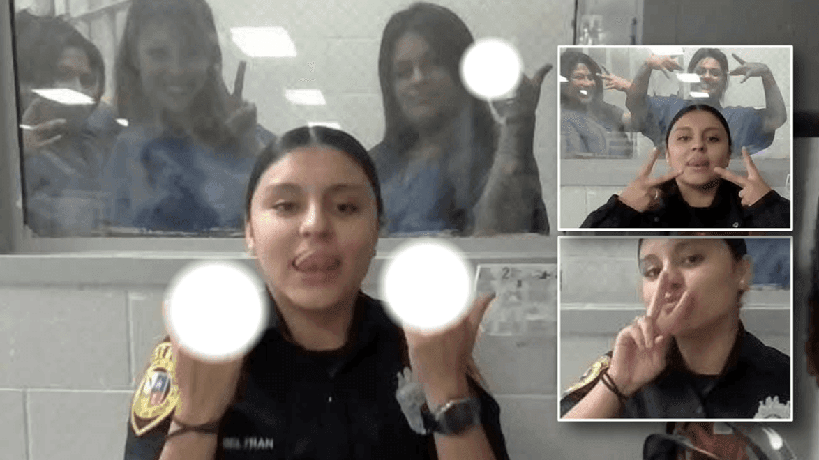Deputy fired after being caught posing with inmates: sheriff’s office