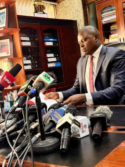 What Opposition MP Nyoro Told Media Immediately He Was Suspended By Speaker & Stormed Out of Bunge