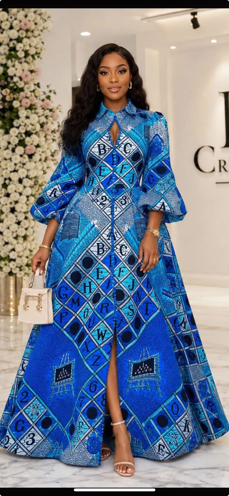 Ankara High-Neck Dress: Where Culture Meets Modern Elegance