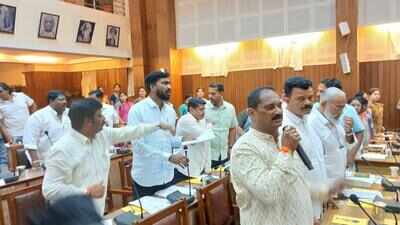 Vande Mataram rendition sparks BJP-opposition row in Belagavi civic body