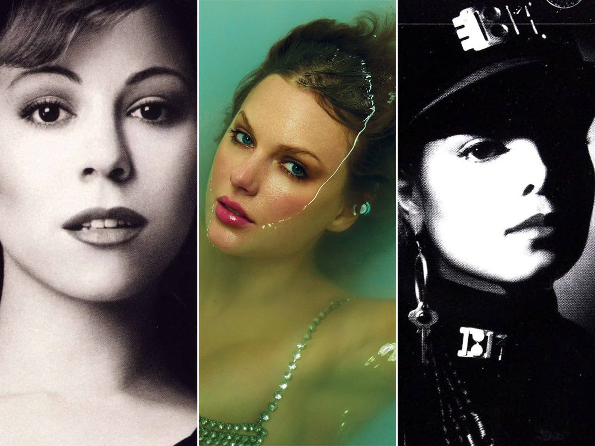 Only 33 albums in history have yielded 3 or more No. 1 songs — here they all are