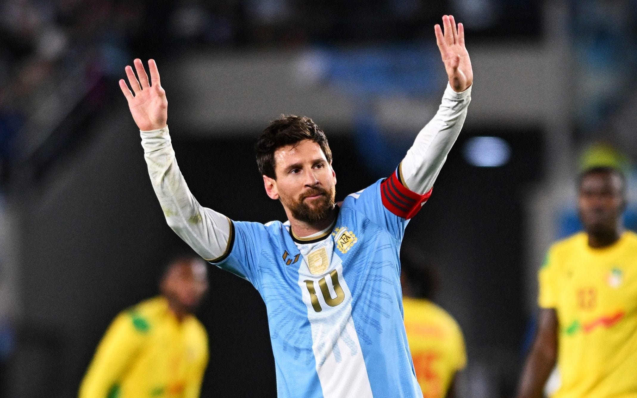 Messi says teary goodbye to Argentina in final game