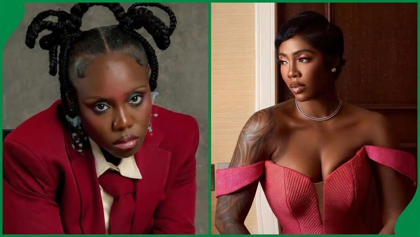 I’ll Beat You Enter Bush, I Won’t Even Look At Your Son’s Face – Teni Challenges Tiwa Savage To Fight