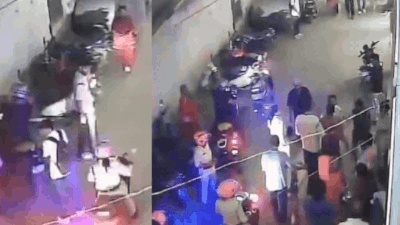 Watch: 22-year-old slaps woman cop after she hits him for misbehaving