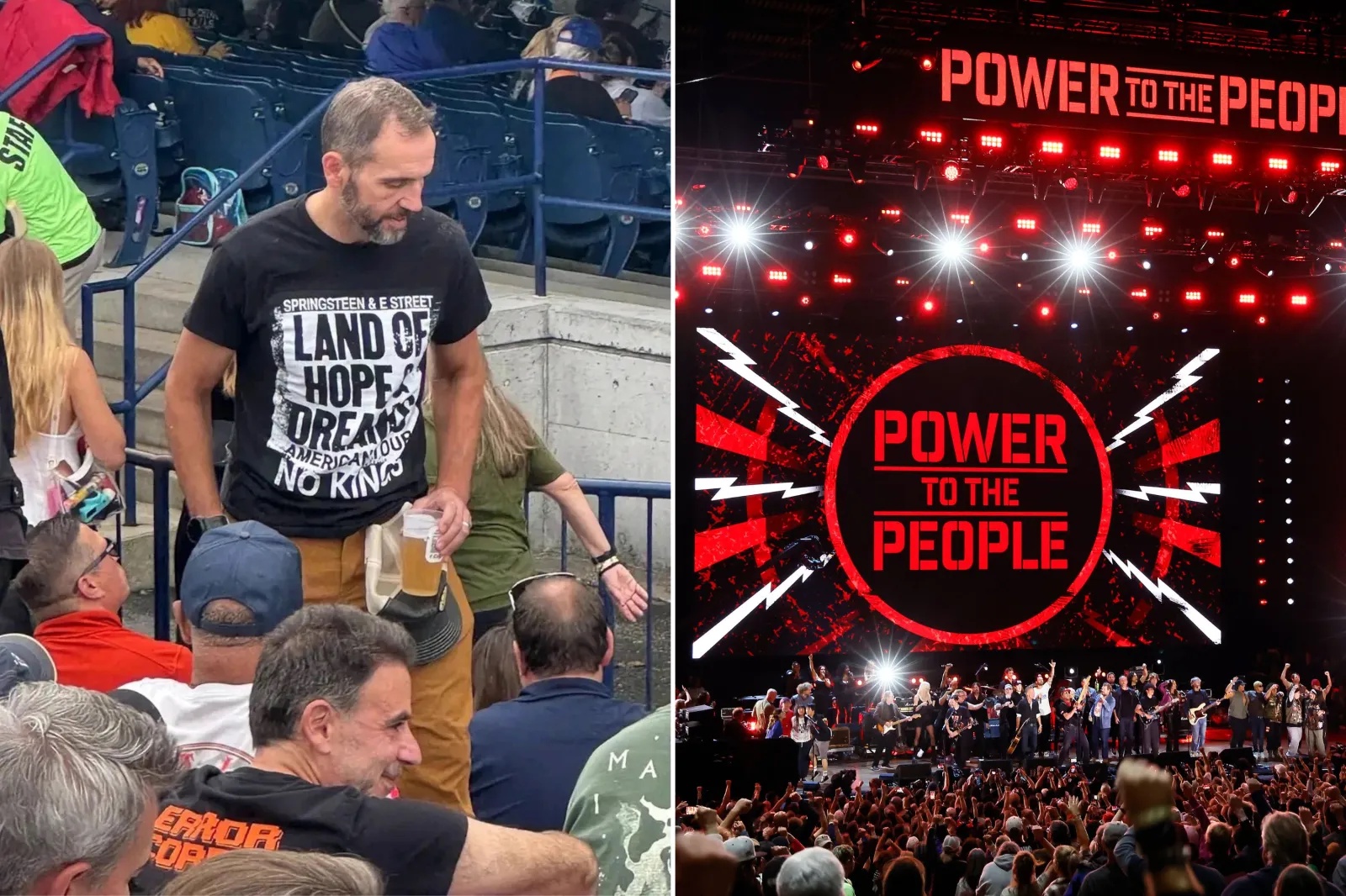 Jack Smith Wears ‘No Kings’ Shirt at Protest Festival