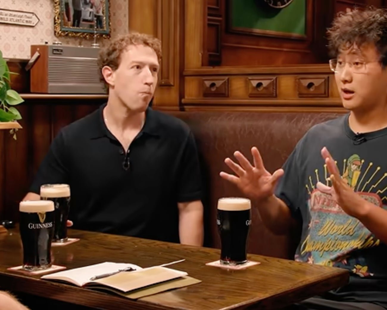 Was this Mark Zuckerberg’s first – and last – taste of Guinness?