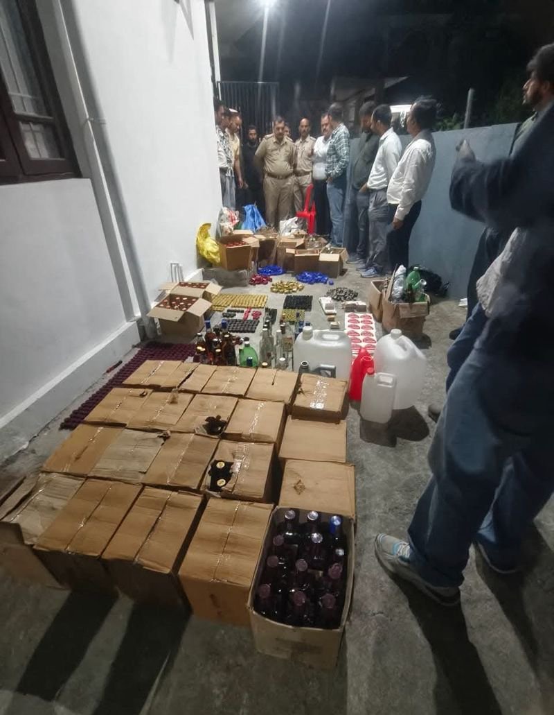Cheap liquor sold as premium, Excise Department raid busts racket in Kangras Bhawarna