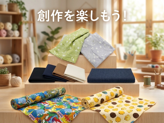 手作り好き必見！魅力的な生地コレクション