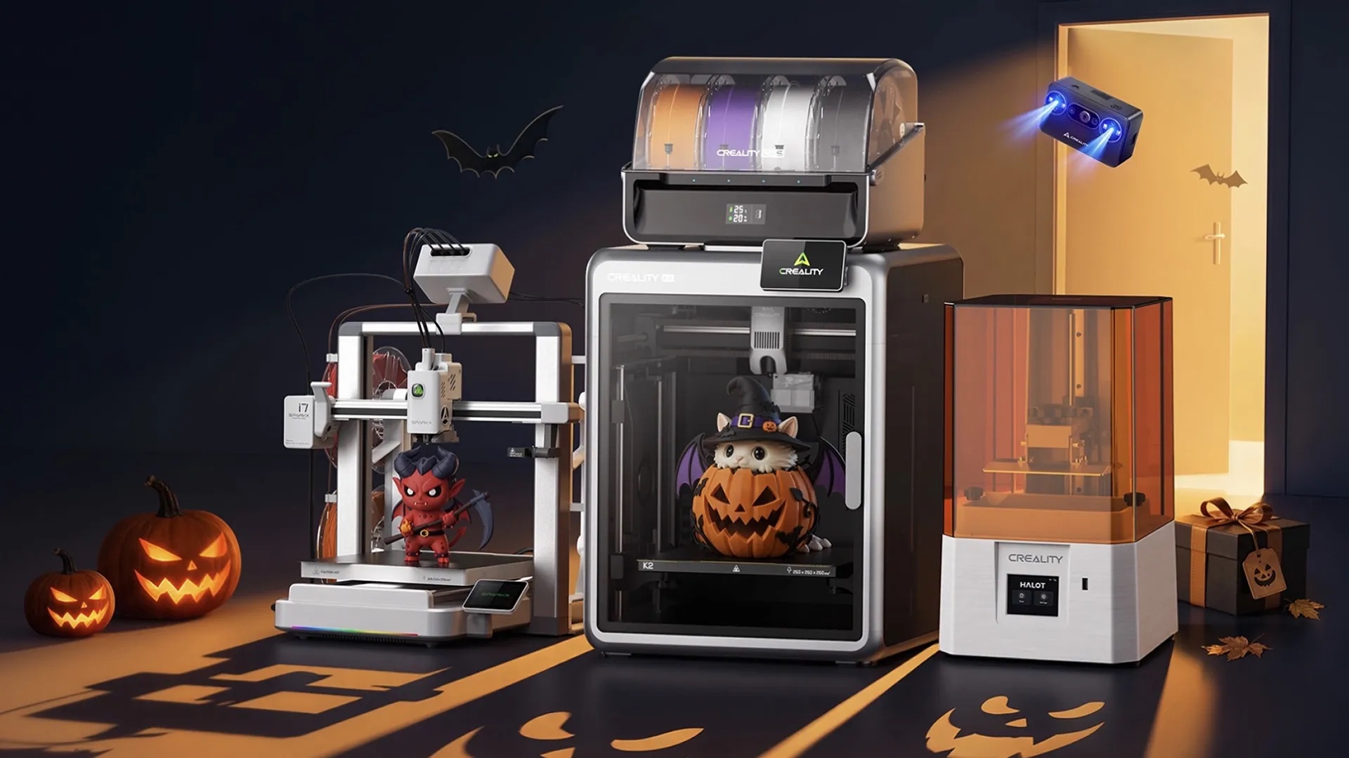 The massive Creality Halloween sale slashes 3D printer prices by up to 42%, with options for beginners and pros