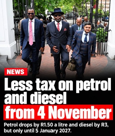Fuel Tax Relief Announced, See How Much South Africans Could Save