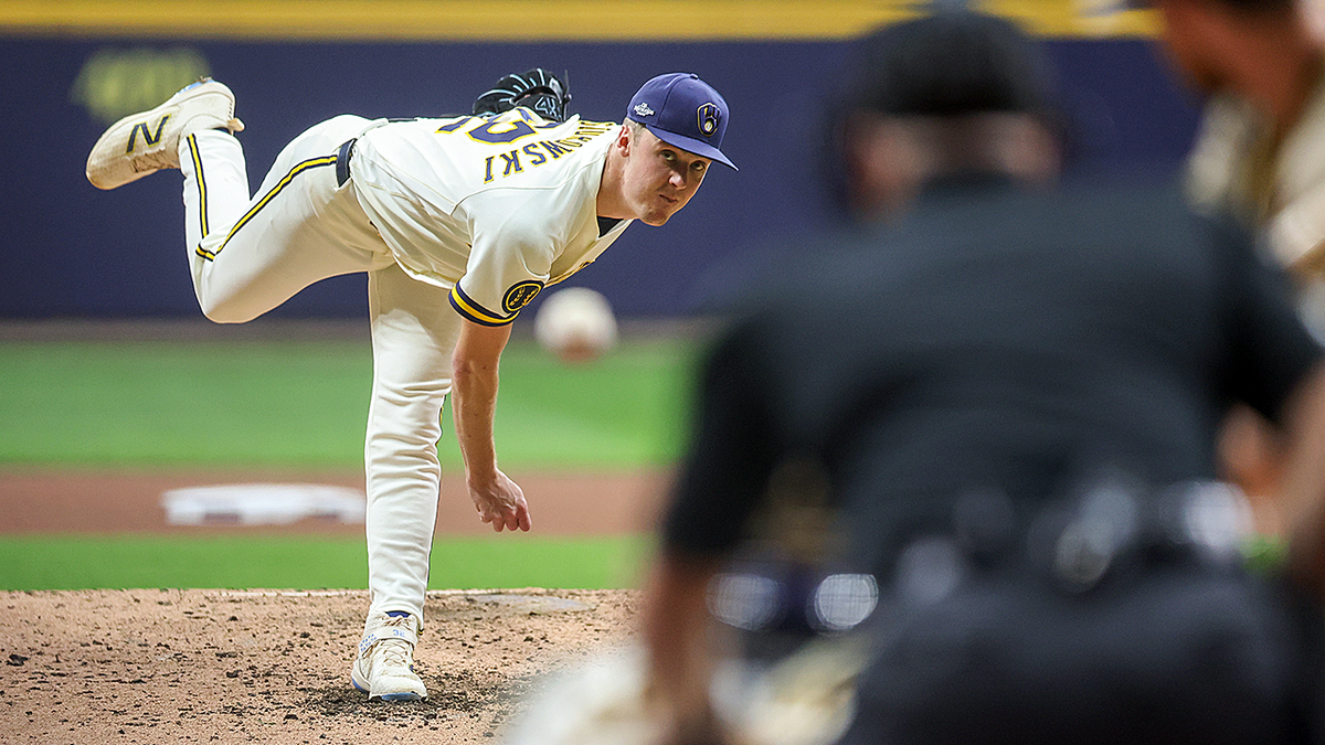 Brewers take Game 1 of NLDS after a controversial call on sure-fire home run ball that hit the stadium roof