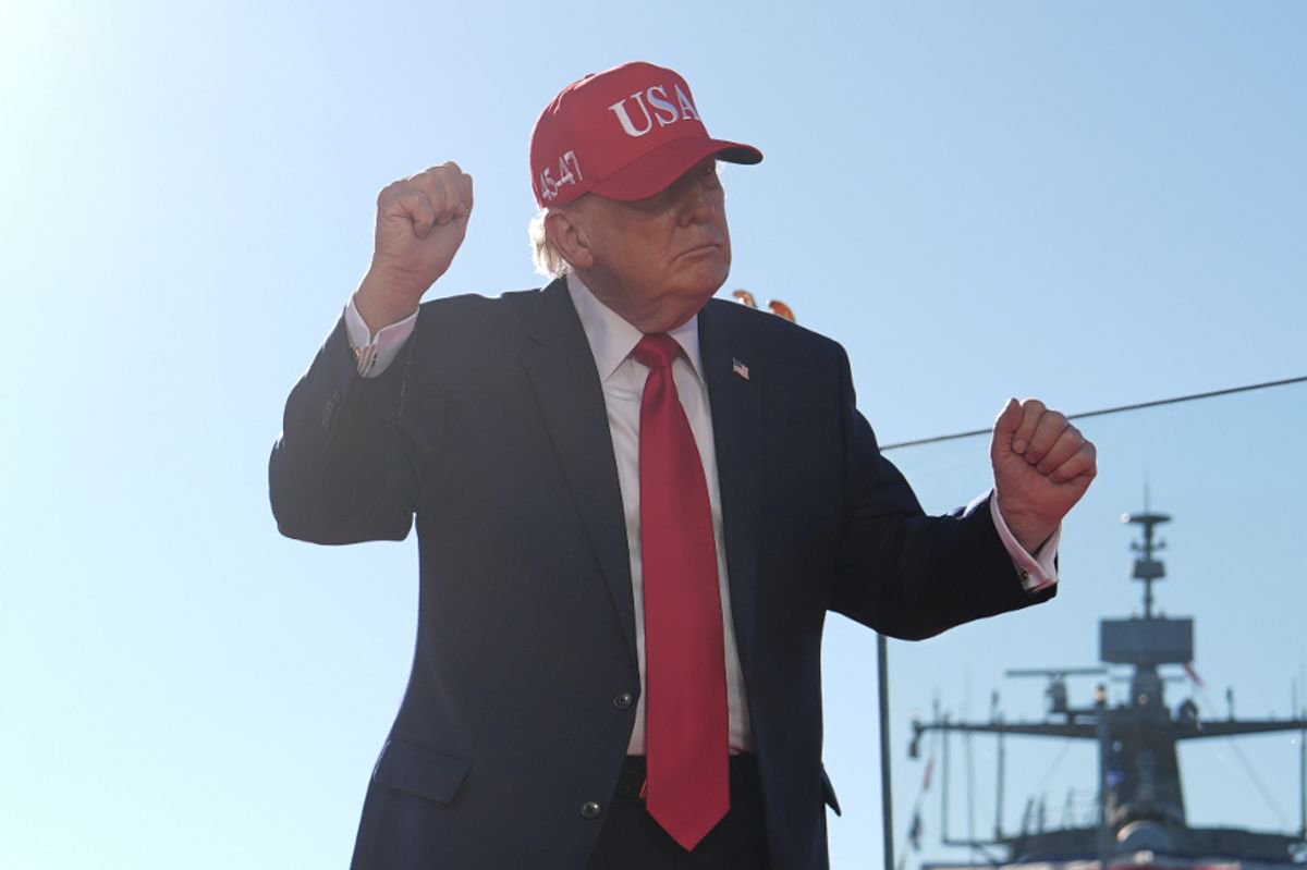 Donald Trump branded ‘disgusting’ for committing ’embarrassing act’ in front of Navy
