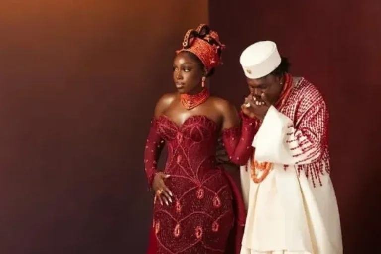 Zlatan, Davita dazzle in traditional wedding attire