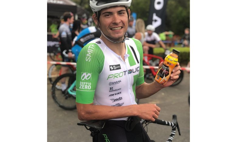 Gustav Basson and Thokozani Mahlangu compete at African Road Cycling Championships