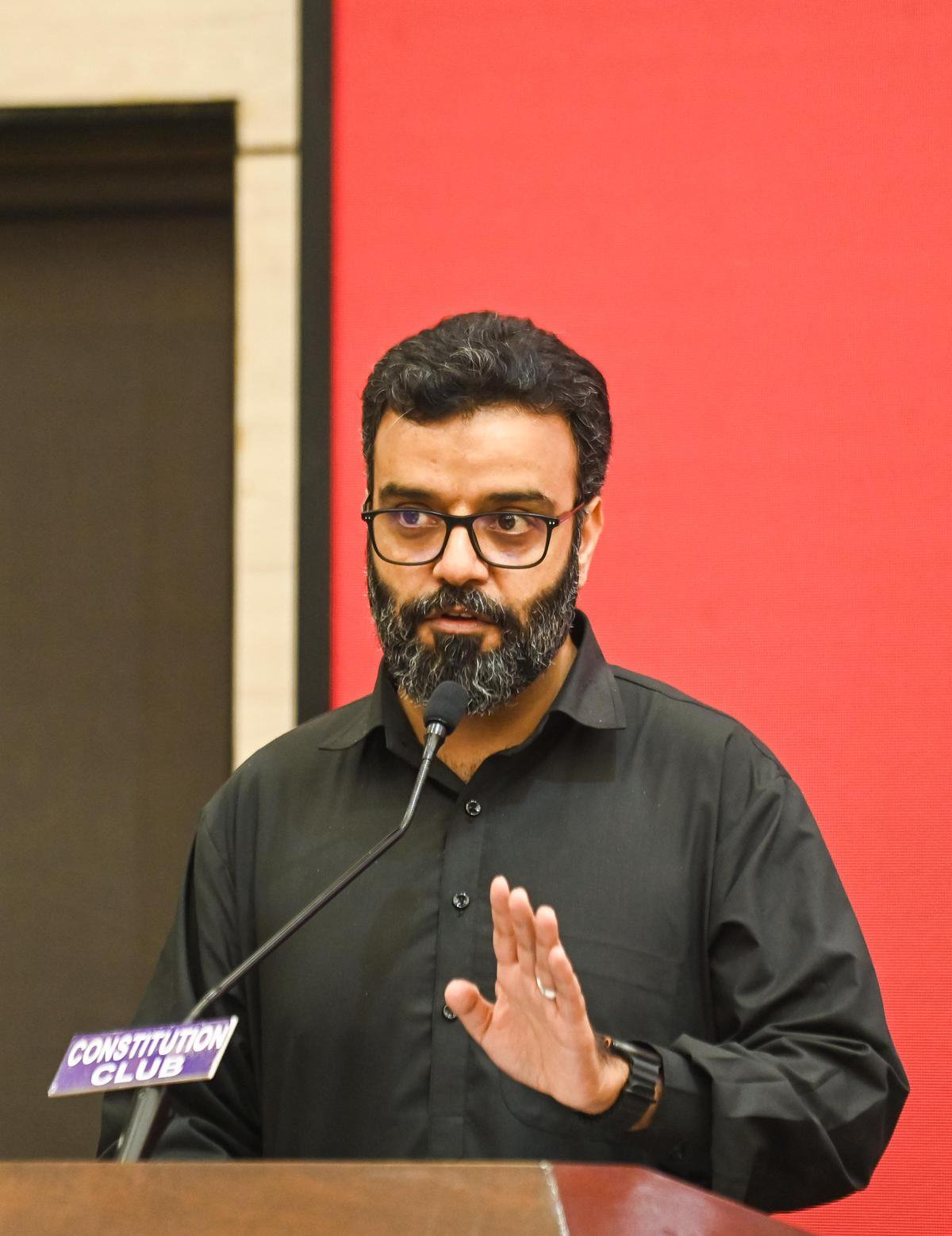 Set to leave party, NC MP Ruhullah meets students at Kashmir University, calls for ‘restoring students’ voice’