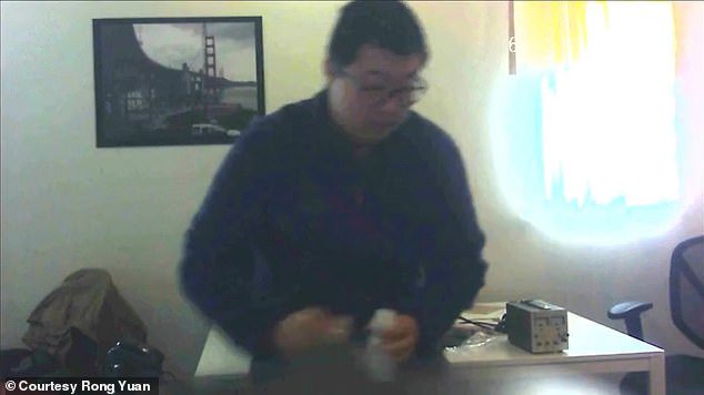 Berkeley engineer is caught on camera poisoning female colleague’s drink before blaming her illnesses on mold in the office