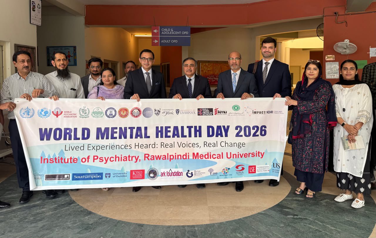 World Mental Health Day at the Institute of Psychiatry Rawalpindi Medical University