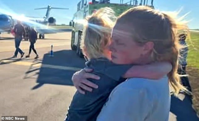 Terrified passengers began filming American Airlines emergency landing after noticing issues with its thrust before oxygen masks dropped from ceiling