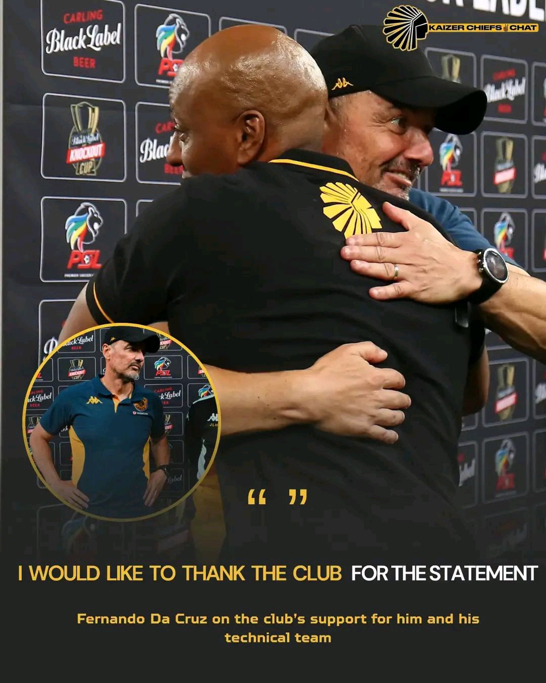 Fernando Da Cruz Breaks Silence on Kaizer Chiefs Board’s Support Amid Pressure