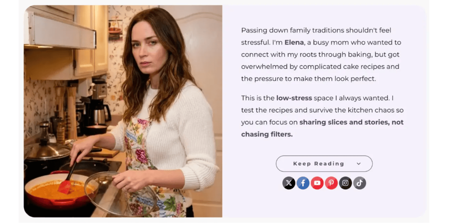 Recipe Scammers Are Using an AI-Generated Emily Blunt as a Slop Puppet to Promote Their Garbage