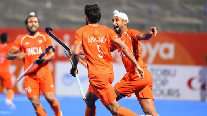 India scrape past Pakistan 4-3 in thrilling clash to book Asian Games men’s hockey final spot