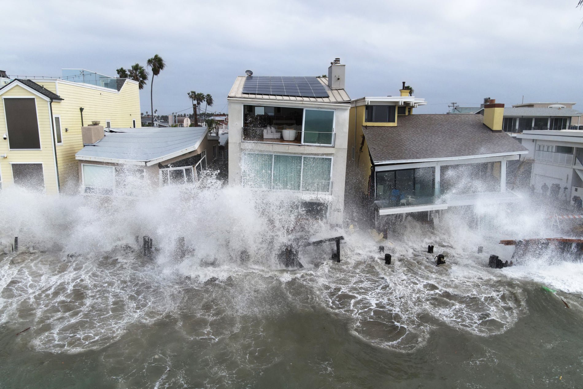 Protests, storms and a pumpkin regatta: photos of the day – Monday