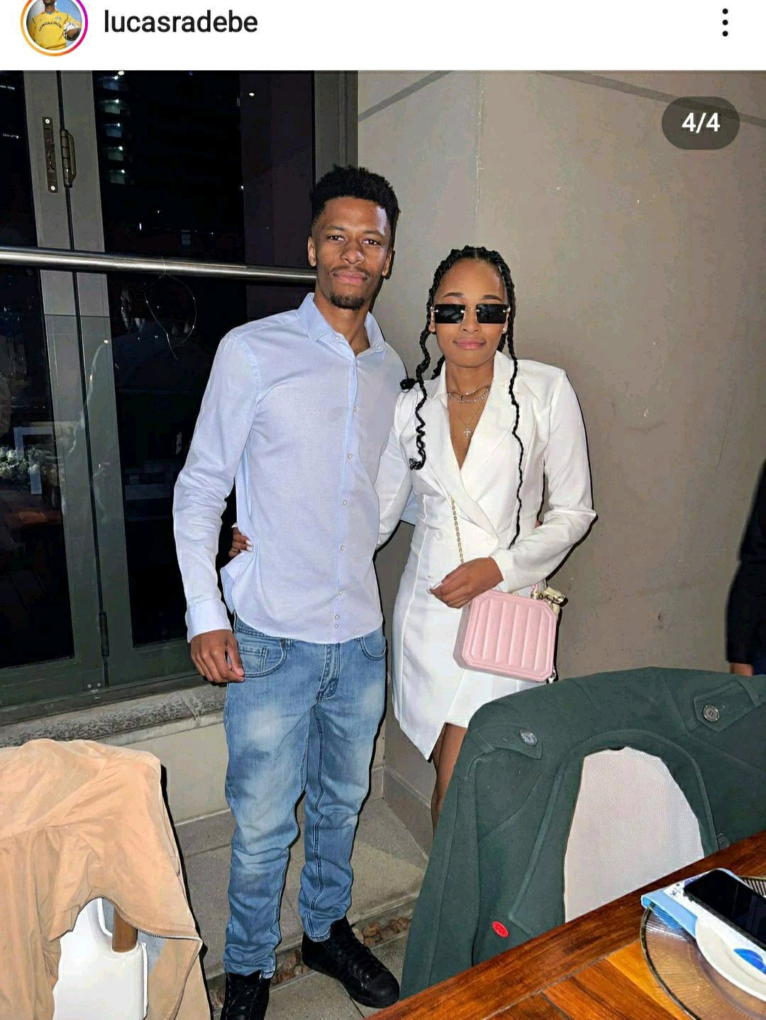 Meet Lucas Radebe, his second wife Thobela and their lovely children