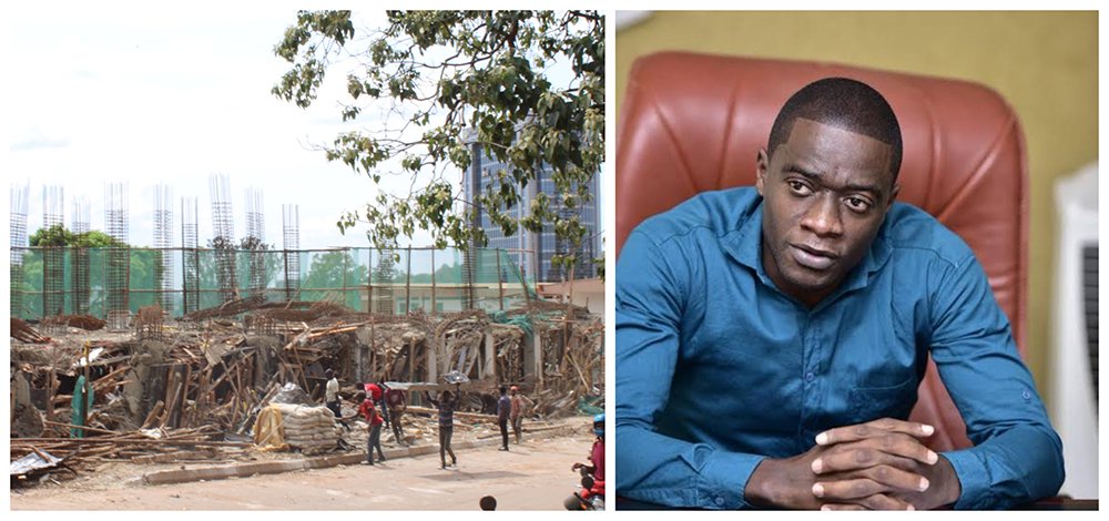 KCCA demolishes Haruna Sentongo’s building in Nakasero