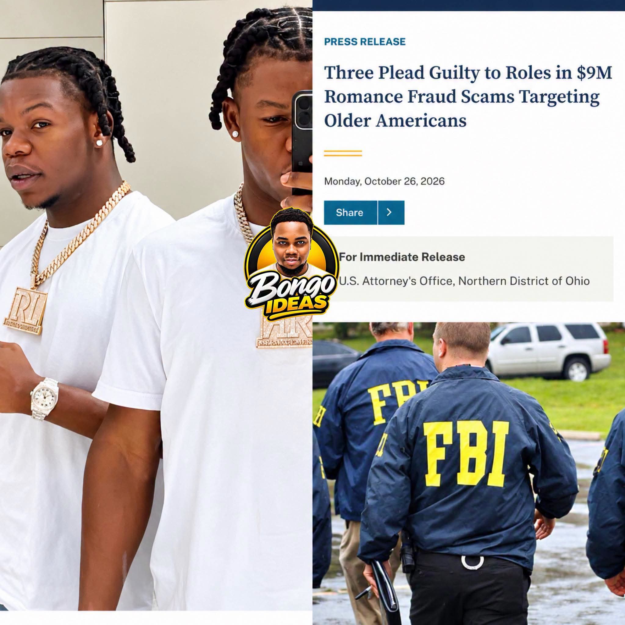 Two Ghanaian Fraudsters Sentenced to 20 Years Each in US Over $9 Million Romance Scam