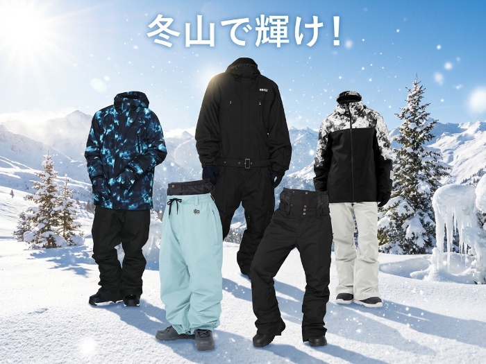 雪上のスタイルを極める！最新スノーボードウェア特集