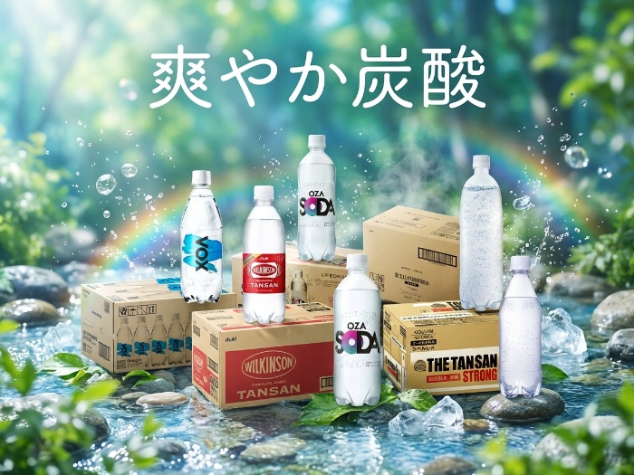 「爽やかな喉越しに惹かれて」おすすめ炭酸水特集