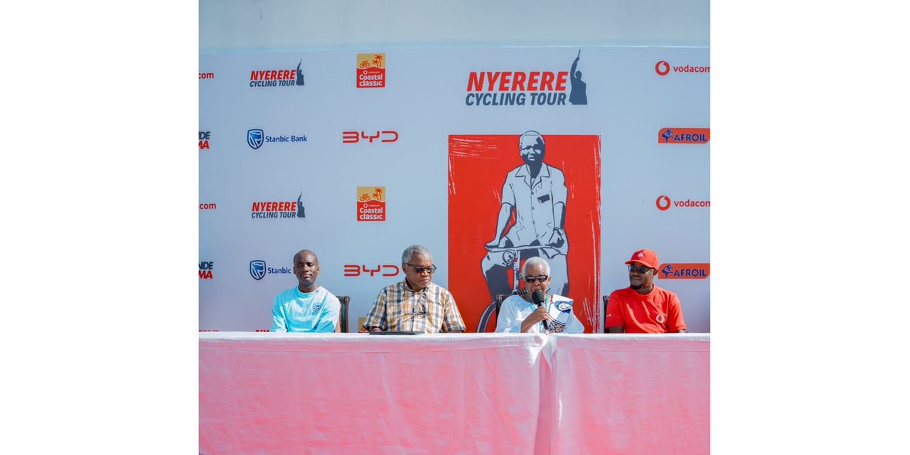 Mama Maria Nyerere blesses participants of Nyerere Cycling Tour