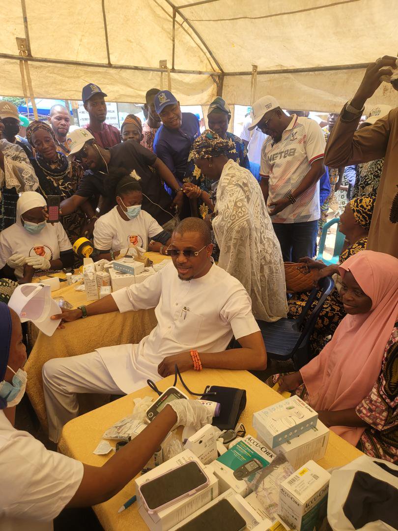 Shina Peller flags off Pellercare 360 healthcare tour in Oyo North