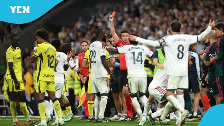 VAR Controversy: Vinicius Jr’s Goal Disallowed Before Red Card Against Villarreal