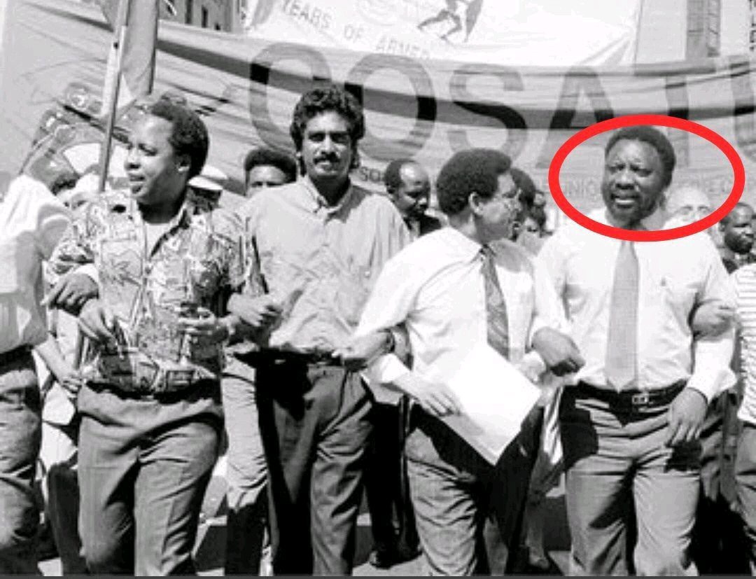 Here Is A Rare Picture Of Ramaphosa At The Forefront Fighting Against Apartheid- See Pictures