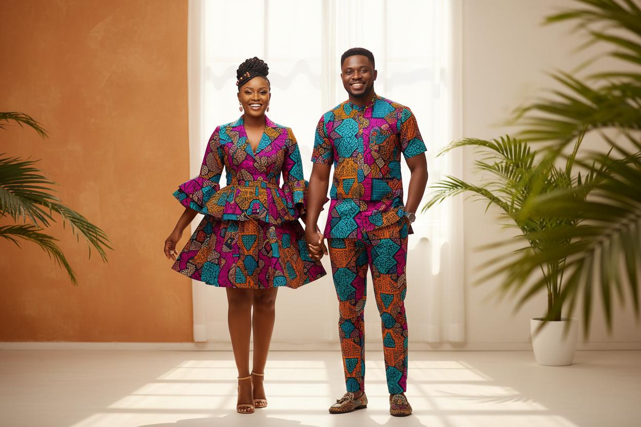 Stunning Couple African Print Styles for Stylish Partners