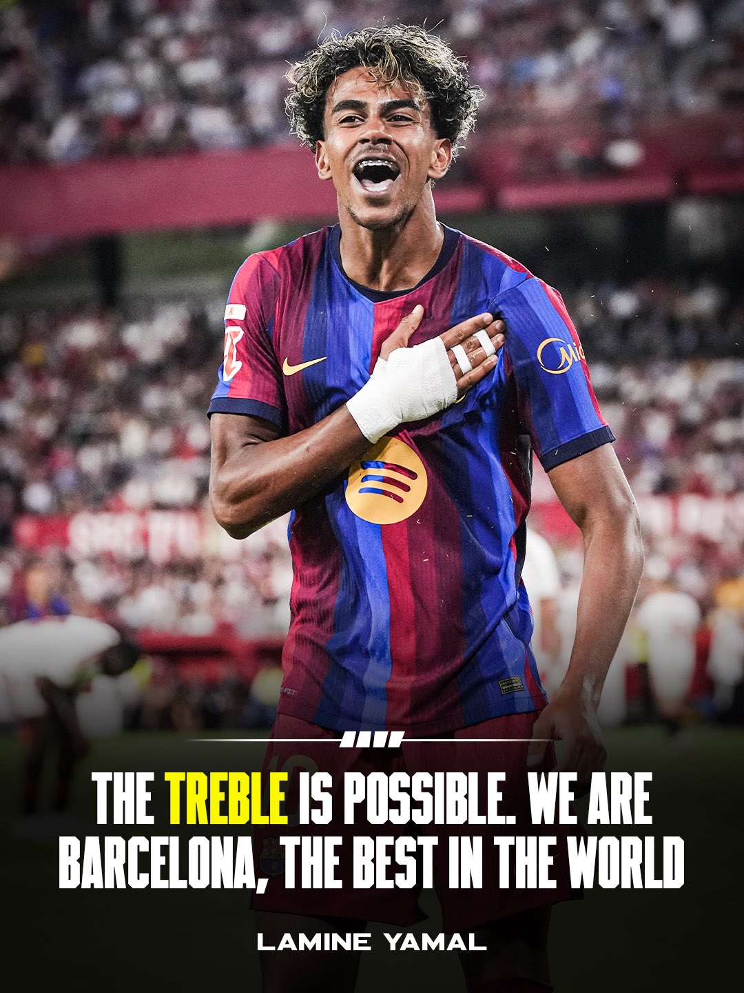 Lamine Yamal Confident Barcelona Can Win the Treble
