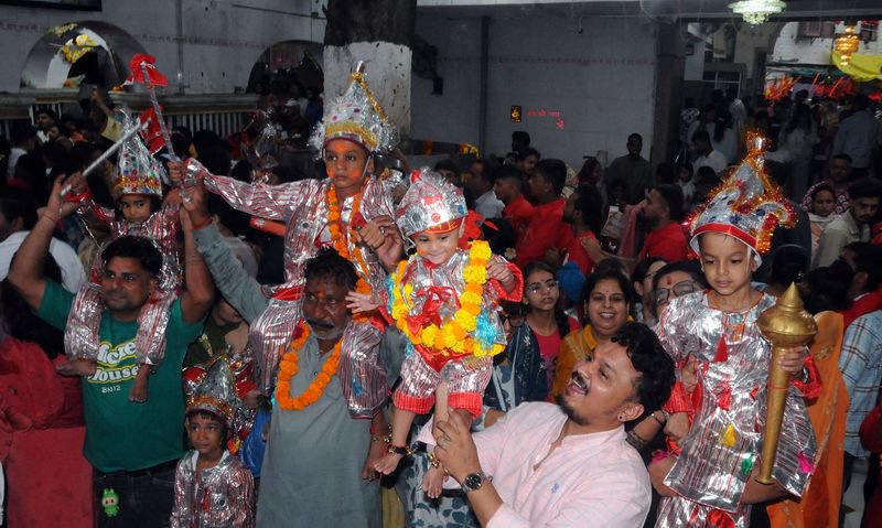 Langoor Mela draws thousands of devotees on first day of Navratras in Amritsar