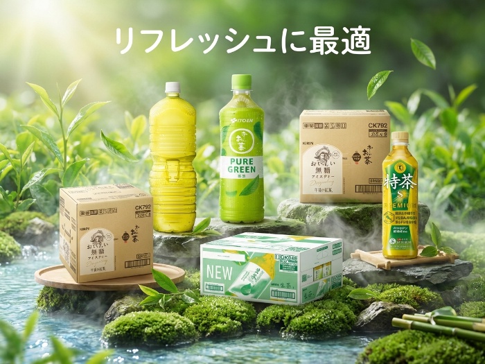 シーンに合わせて選べる！お茶飲料コレクション