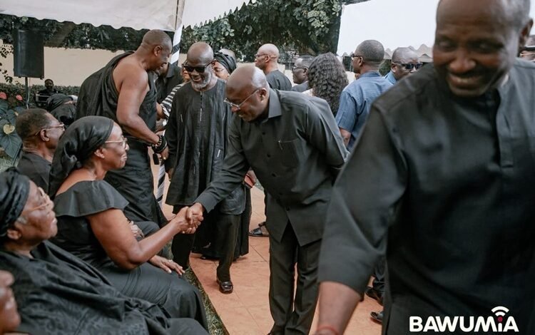 Bawumia leads NPP Executives to mourn late Chairman Odoi-Sykes