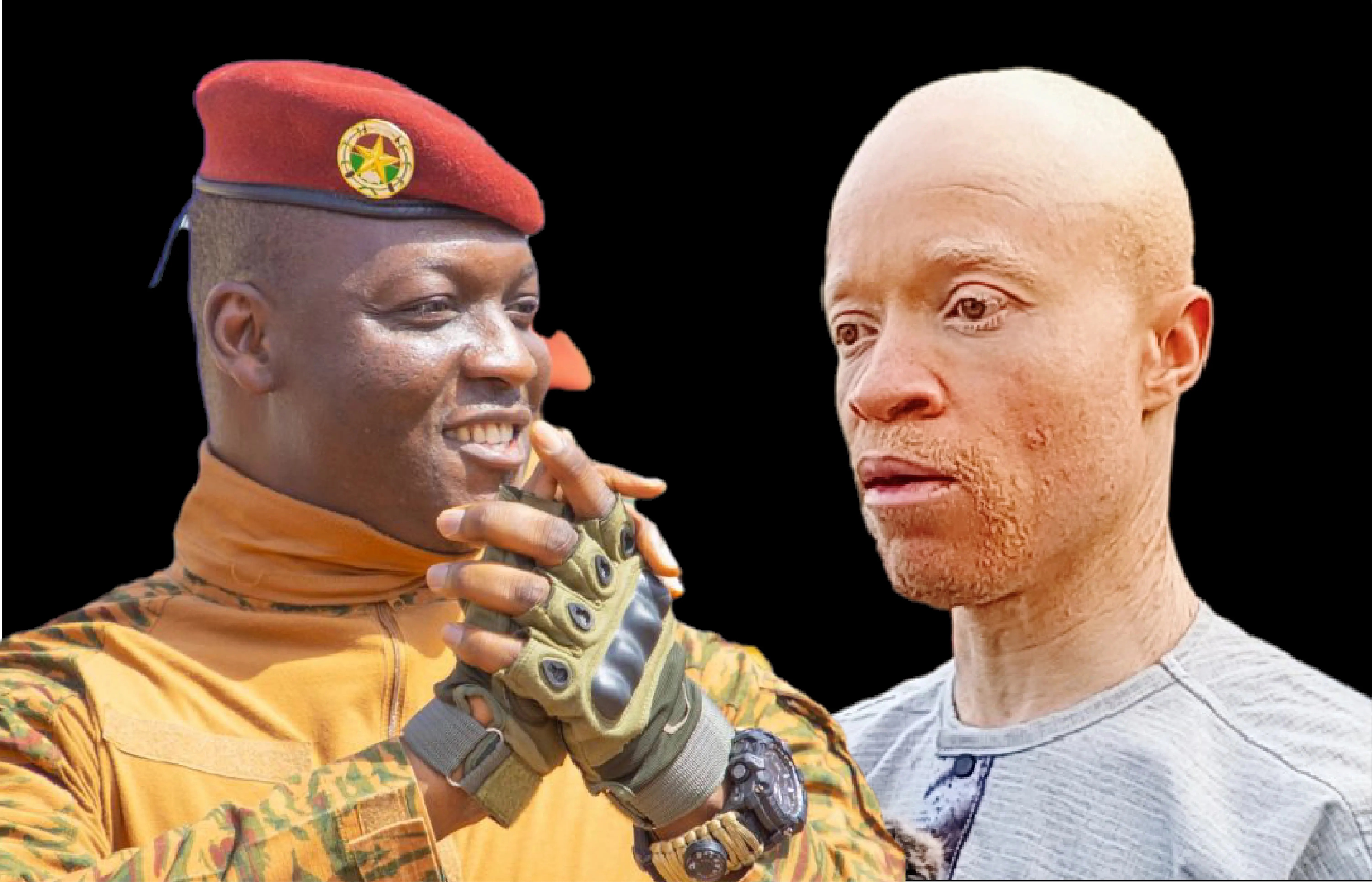 Burkina Faso : « L’albinos noir » d’Ibrahim Traoré en séjour à Ouagadougou