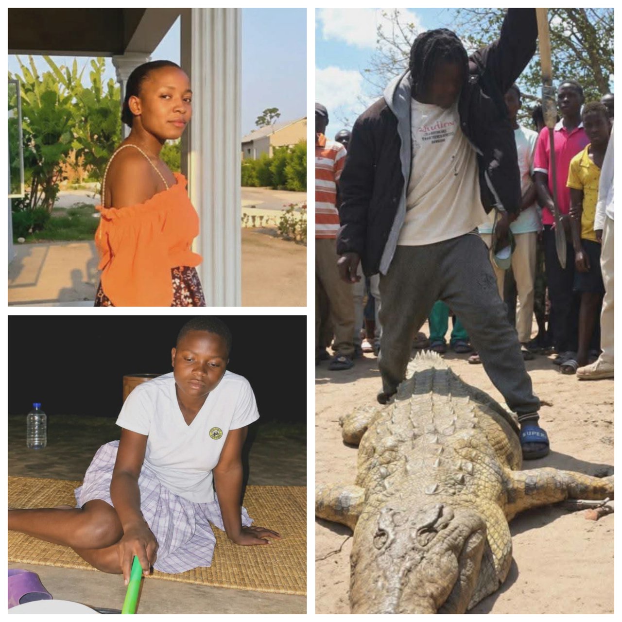 Man k!lls crocodile with spear after it allegedly k!lled two family members in four days