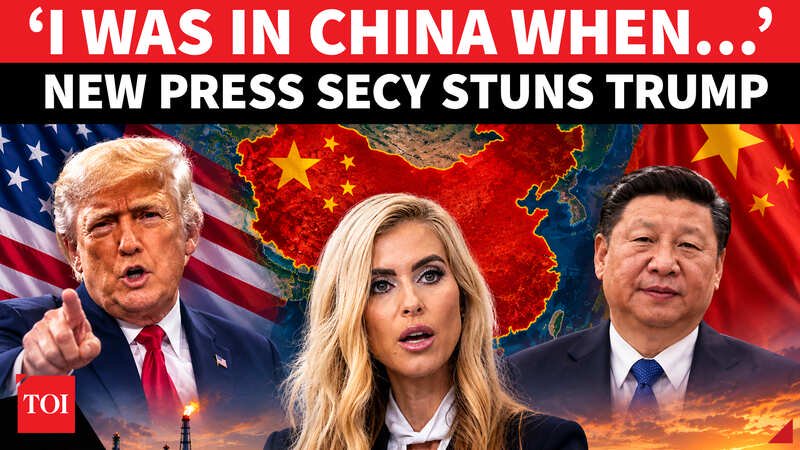 ‘I Was In China When…’: Trump’s New Press Secy Reveals Key Asia Connection; POTUS Shocked