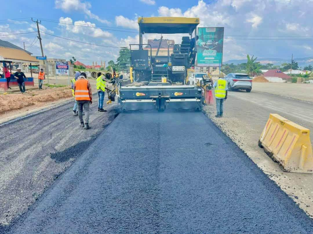 Contractor resumes work on Accra-Kumasi bypass (Photos)