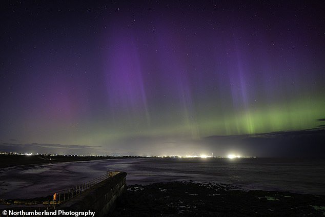 UK residents are left stunned as Northern Lights illuminate sky down to England’s south coast