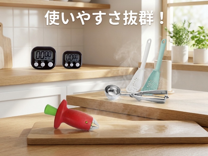 キッチン革命！便利アイテムで料理をもっと楽しく！