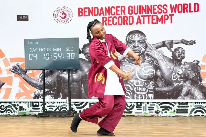 Nigerian dancer Bendancer attempts 168-hour Guinness record, keeps moving for 7 days without giving up