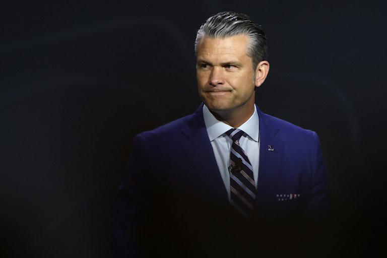Anti-War Protesters Interrupt Hegseth, Call Him a “Coward”