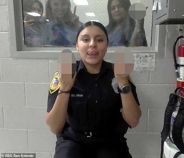 Shameless female deputy fired over disgraceful photos she took of herself with female inmates behind bars